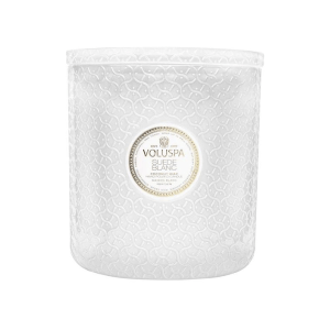 luxe jar suede blanc